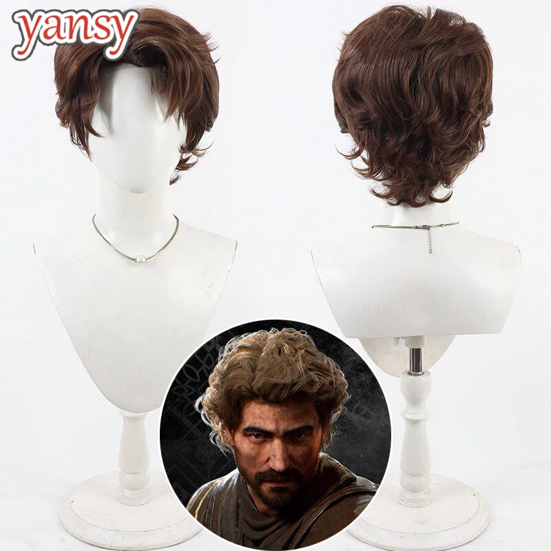 Yansywig Synthetic Hair Gustave Cosplay Wigs Game Clair Obscur: Expedition 33 Gustave 30cm Short Wavy Brown Wig Heat Resistant
Yansywig Synthetic Hair Gustave Cosplay Wigs Game Clair Obscur: Expedition 33 Gustave 30cm Short Wavy Brown Wig Heat Resistant
