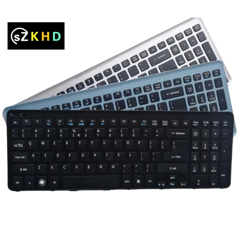 Новая серебристо-синяя черная клавиатура для Acer V5-571-531-531P-571G-551G MS2361 с корпусом безеля, английская клавиатура и клавиатура с подсветкой
Новая серебристо-синяя черная клавиатура для Acer V5-571-531-531P-571G-551G MS2361 с корпусом безеля, английская клавиатура и клавиатура с подсветкой