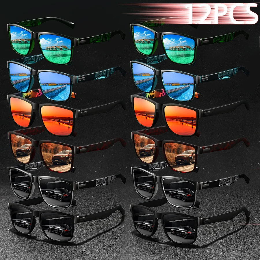 12PCS Vintage Classic Pattern Sun Glasses Stylish Designer Brand Colorful Eyewear Men Women Outdoor Leisure Driving Fishing
12PCS Vintage Classic Pattern Sun Glasses Stylish Designer Brand Colorful Eyewear Men Women Outdoor Leisure Driving Fishing