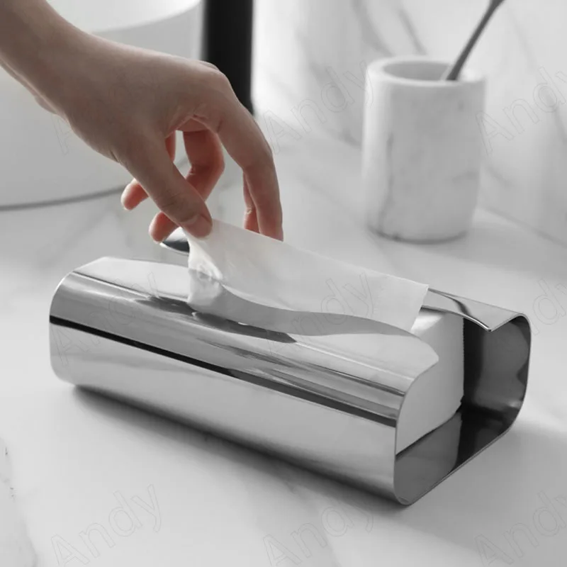 European Metal Tissue Box Modern Art Stainless Steel Desktop Paper Boxes Restaurant Simple Napkin Organizer Home Decoration
European Metal Tissue Box Modern Art Stainless Steel Desktop Paper Boxes Restaurant Simple Napkin Organizer Home Decoration