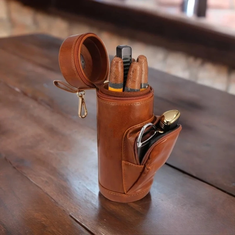 Spot Men's New Creative Handmade Retro Cigar Moisturizer Large Capacity Multifunctional Stylish Simple Cigar Bag
Spot Men's New Creative Handmade Retro Cigar Moisturizer Large Capacity Multifunctional Stylish Simple Cigar Bag