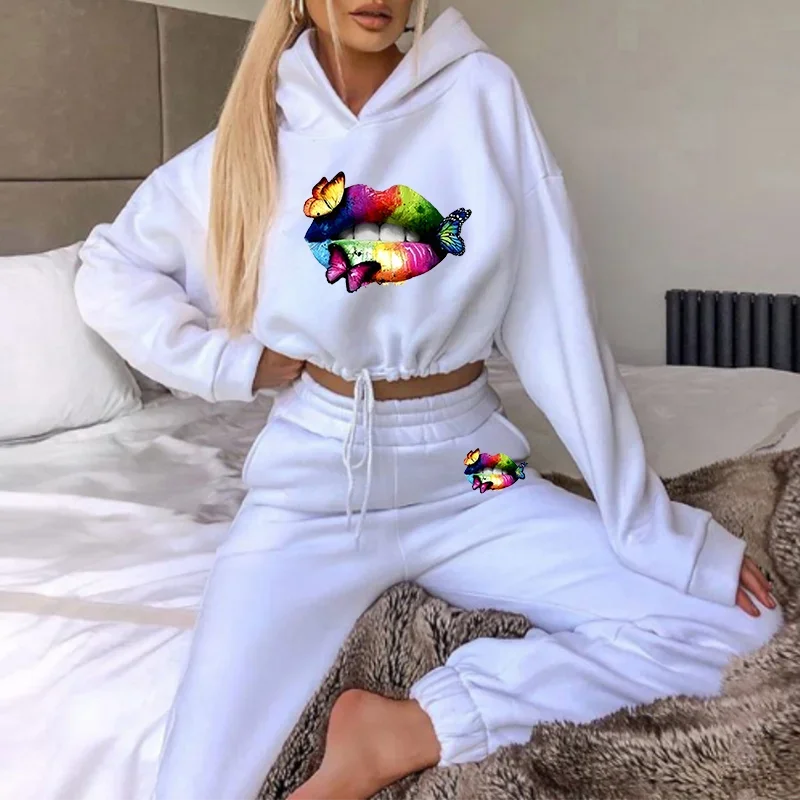 Fashion Women Hooded Tracksuit Printed 2 Pieces Set Sweatshirts Pullover and Pants Suit Home Female Sports Outfits
Fashion Women Hooded Tracksuit Printed 2 Pieces Set Sweatshirts Pullover and Pants Suit Home Female Sports Outfits