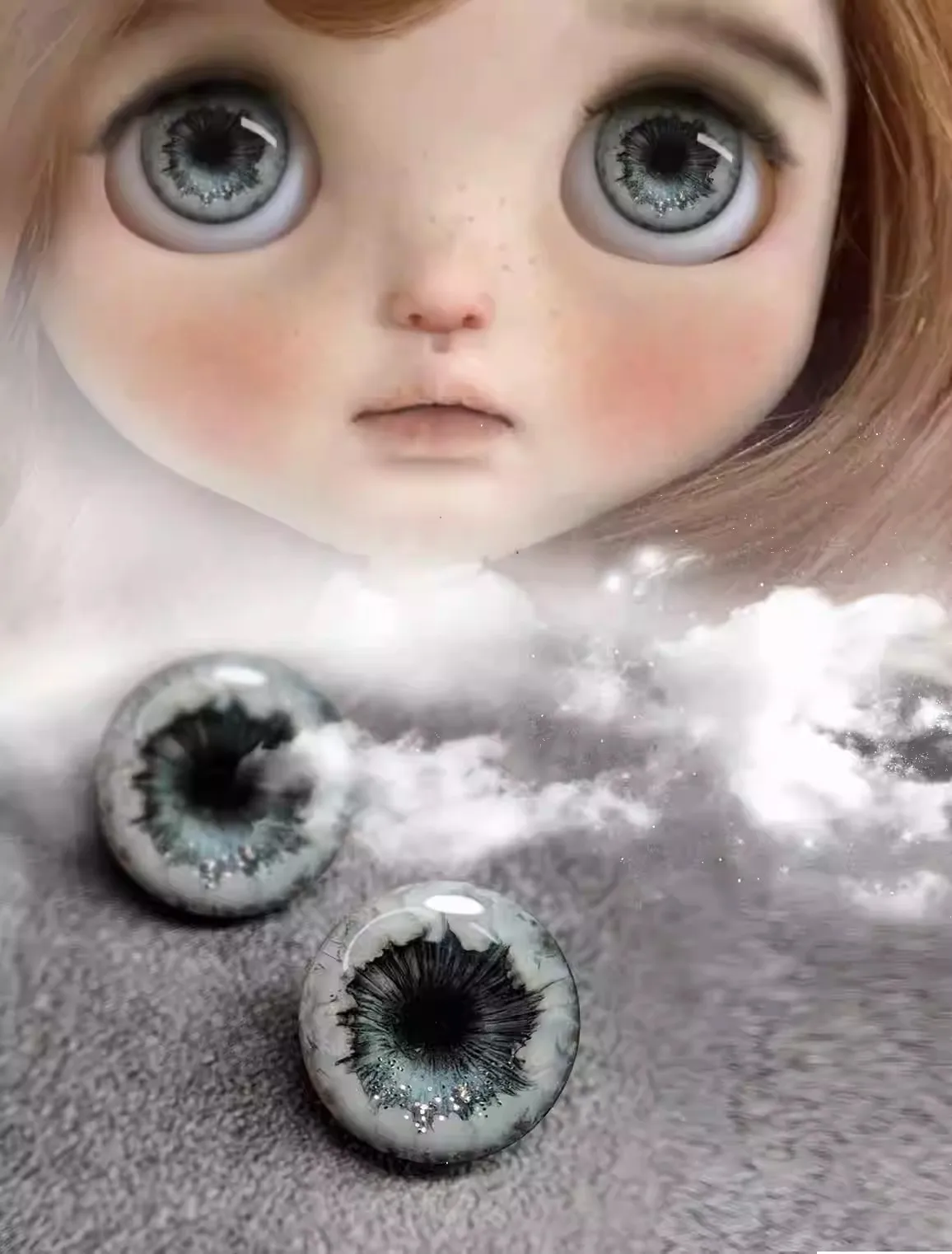 Dula Handmade Three-dimensional glue hand engraving Blue Magnetism Eyepiece Eye Chips Blythe Bjd Doll Accessories
Dula Handmade Three-dimensional glue hand engraving Blue Magnetism Eyepiece Eye Chips Blythe Bjd Doll Accessories