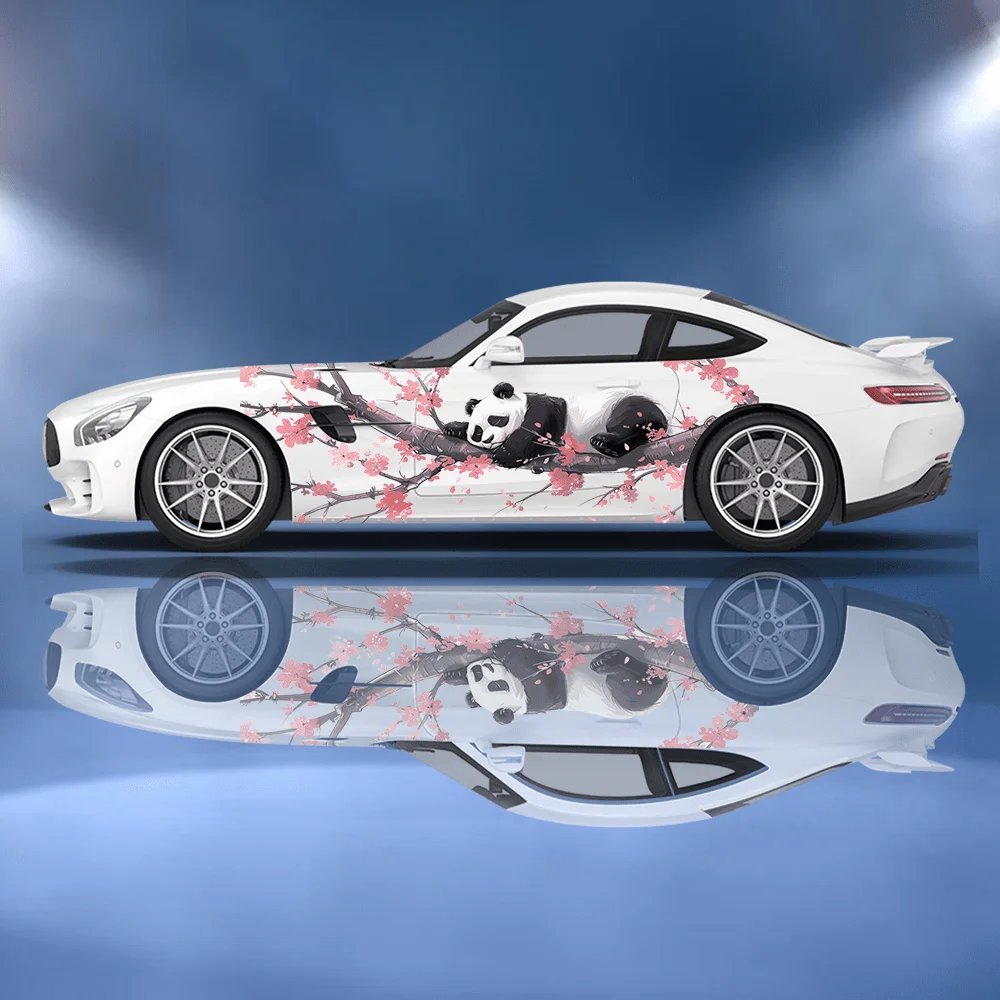 Panda Lying on Cherry Blossom Branch Car Sticker; Full Body Floral Decoration Scratches; Waterproof Car Sticker Car Vinyl Wraps
Panda Lying on Cherry Blossom Branch Car Sticker; Full Body Floral Decoration Scratches; Waterproof Car Sticker Car Vinyl Wraps