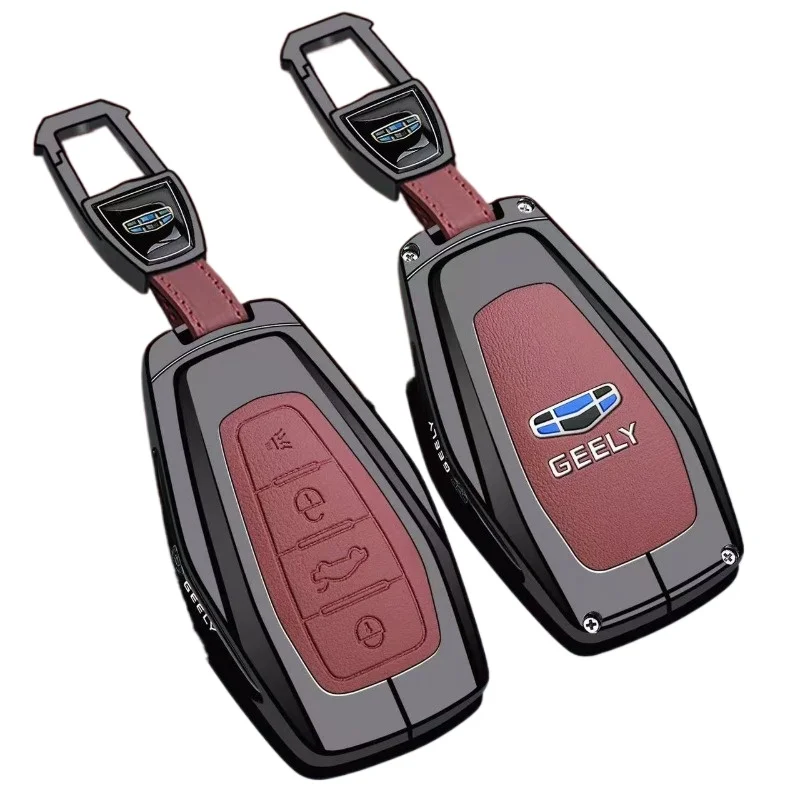 Key Fob Cover for Geely Emgrand/Xingrui/Binrui/Binyue/Icon/Boyue/Xingyue L/Haoyue, Heavy Duty Metal Case Shell with Keychain
Key Fob Cover for Geely Emgrand/Xingrui/Binrui/Binyue/Icon/Boyue/Xingyue L/Haoyue, Heavy Duty Metal Case Shell with Keychain