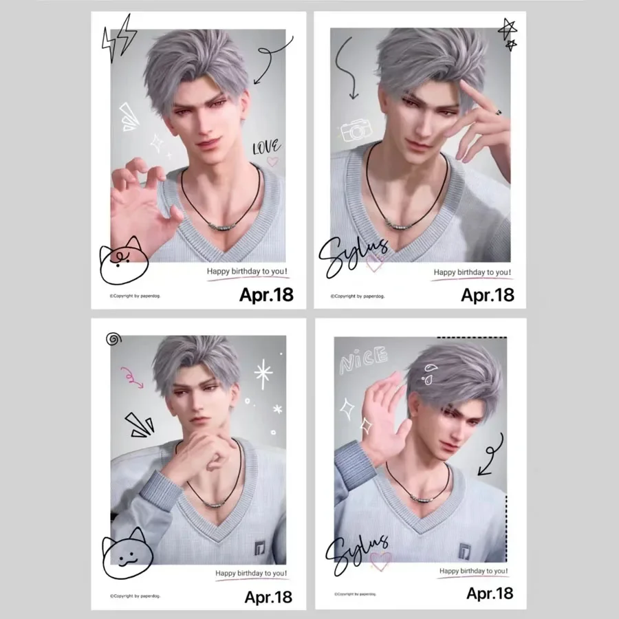 Game Ambitus Love and Deepspace Sylus Cosplay Exquisite The Polaroid Card Stunning Fiche Collection Xmas Ladybro Girls Gifts
Game Ambitus Love and Deepspace Sylus Cosplay Exquisite The Polaroid Card Stunning Fiche Collection Xmas Ladybro Girls Gifts