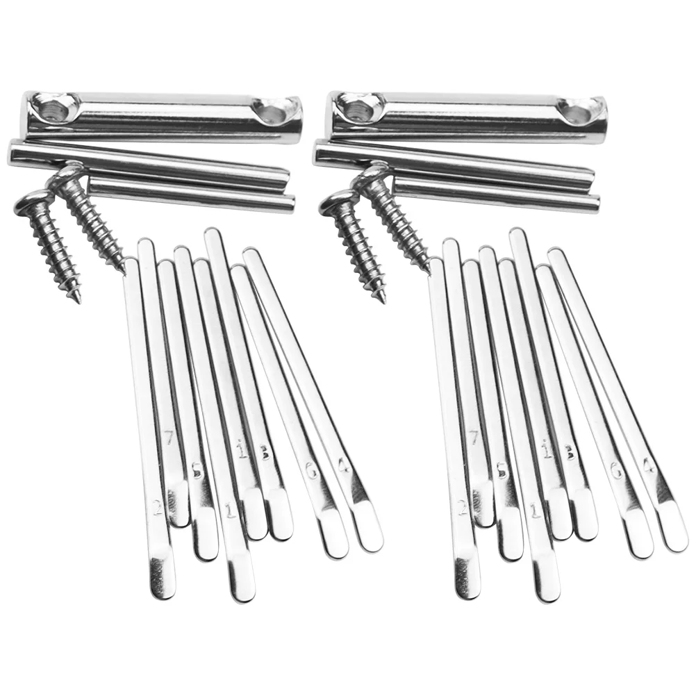 2 Sets Thumb Keys Metal Kalimba Finger Piano Portable Mini Musical Instrument for Adult Child Beginner
2 Sets Thumb Keys Metal Kalimba Finger Piano Portable Mini Musical Instrument for Adult Child Beginner