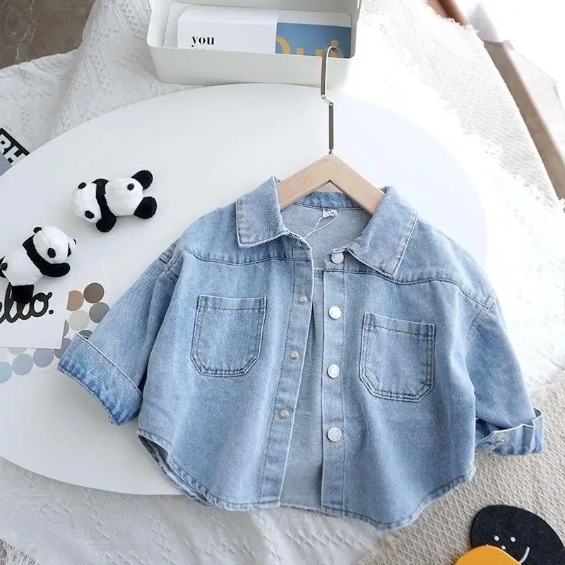 Boys Denim Jacket Children Clothes Girls Causal Outdoor Wear for 3-8Years Old Kid Denim Jacket Fashion Cool boy
Boys Denim Jacket Children Clothes Girls Causal Outdoor Wear for 3-8Years Old Kid Denim Jacket Fashion Cool boy