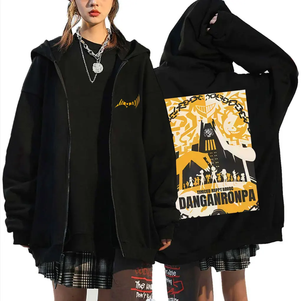 Anime Danganronpa Merch Zipper Hoodie Men Women Clothing Manga Vintage Oversized Zip Up Jacket Cosplay Fleece Cotton Streetwear
Anime Danganronpa Merch Zipper Hoodie Men Women Clothing Manga Vintage Oversized Zip Up Jacket Cosplay Fleece Cotton Streetwear