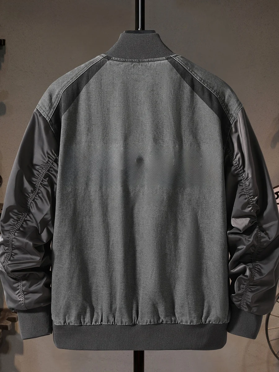 Classic American Sle Baseball Jaet for Men Trendy Stand Collar Workwear Embroidery Outerwear Youth High-End Feeling Top
Classic American Sle Baseball Jaet for Men Trendy Stand Collar Workwear Embroidery Outerwear Youth High-End Feeling Top