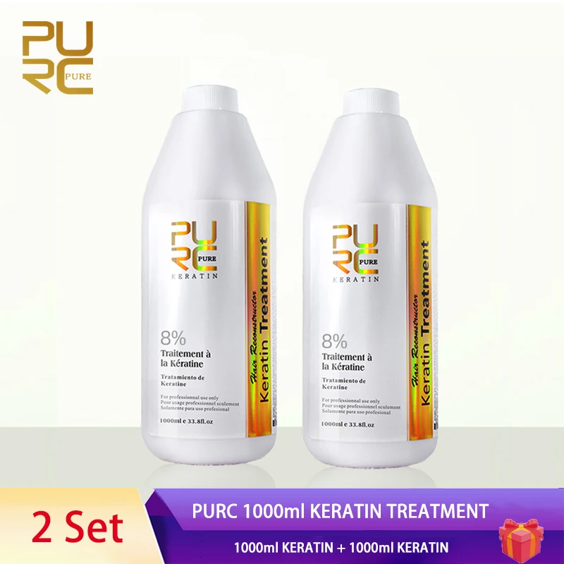 PURC Professional Keratin for Hair 1000ml Straightening Curly Hair Care Repair Smoothing Treatment Brazilian Keratin Products
PURC Professional Keratin for Hair 1000ml Straightening Curly Hair Care Repair Smoothing Treatment Brazilian Keratin Products
