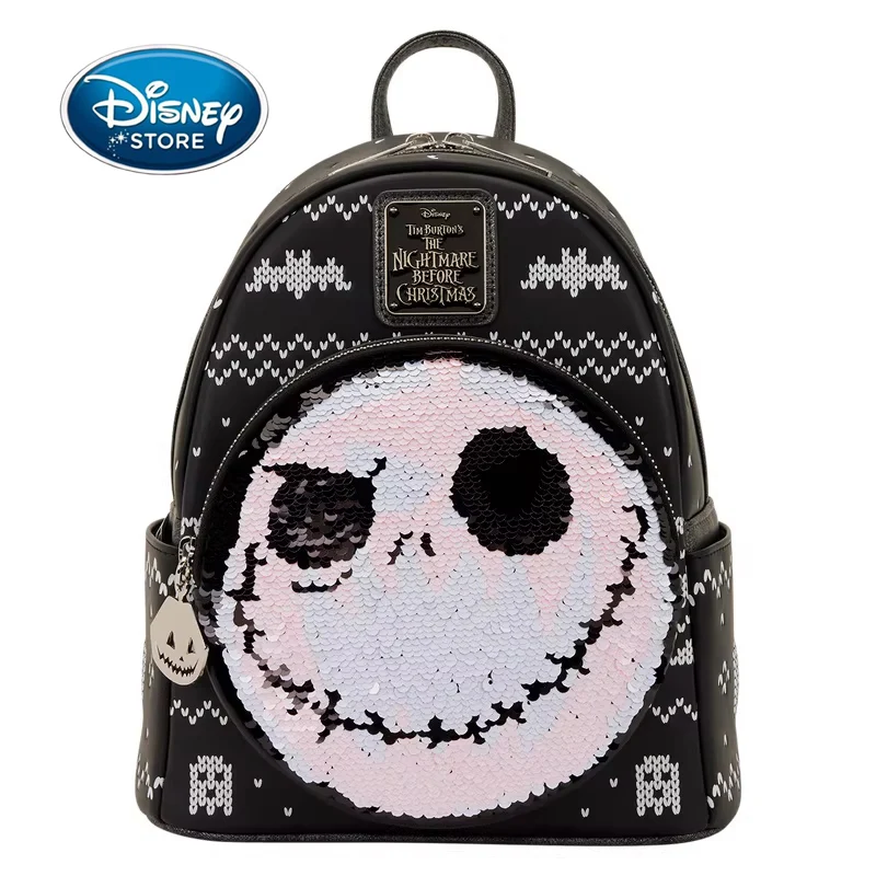 Disney The Nightmare Before Christmas Reversible Sequin Mini Backpack - Jack Skellington & Pumpkin King Double Sided Design
Disney The Nightmare Before Christmas Reversible Sequin Mini Backpack - Jack Skellington & Pumpkin King Double Sided Design