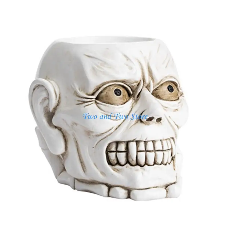 HX6F 3D Skull Flowerpot Pen Holder Mould Epoxy Plaster Mold Making Jewelry
HX6F 3D Skull Flowerpot Pen Holder Mould Epoxy Plaster Mold Making Jewelry