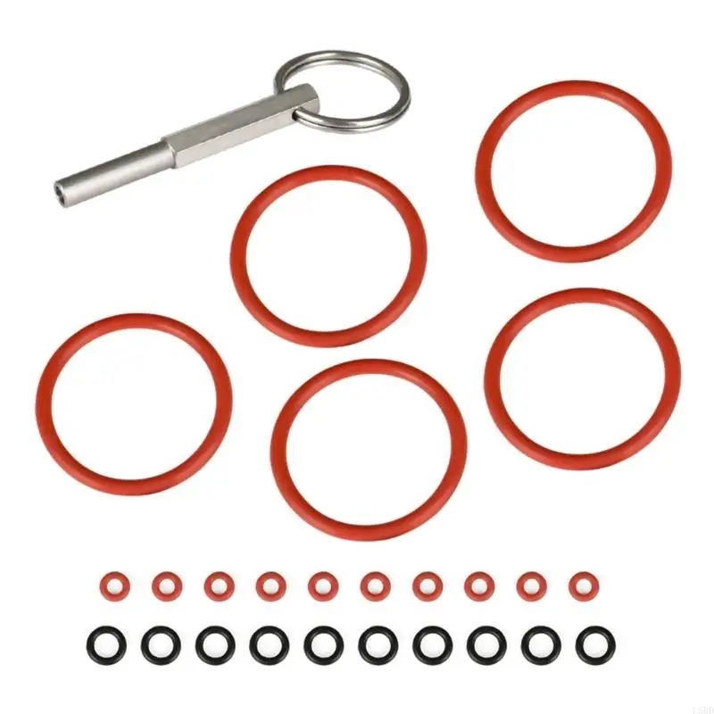 L5BD Professional Oval Head Bit Repair Set with Keyring Seal Rings Machines Repair Tool for Espresso Machine Servicing
L5BD Professional Oval Head Bit Repair Set with Keyring Seal Rings Machines Repair Tool for Espresso Machine Servicing