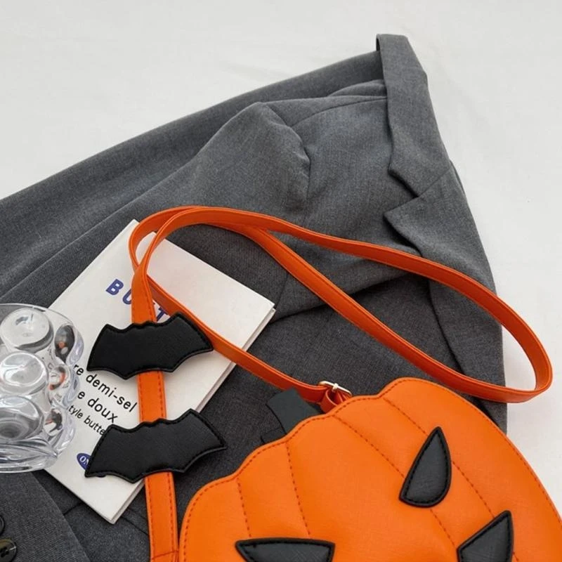 G5AE Halloween Pumpkin Bag Phone Bag Versatile Shoulder Bag for Girl Large Capacity
G5AE Halloween Pumpkin Bag Phone Bag Versatile Shoulder Bag for Girl Large Capacity