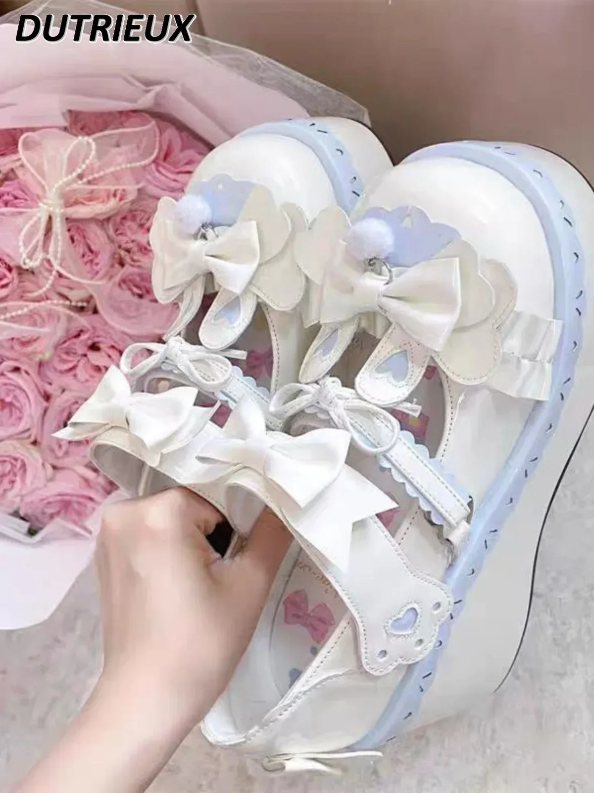 Sweet Cute Elegant Japanese Style Jk Versatile Lolita Pumps Thick Sole Heightening Mary Jane Big Head Leather Shoes for Women
Sweet Cute Elegant Japanese Style Jk Versatile Lolita Pumps Thick Sole Heightening Mary Jane Big Head Leather Shoes for Women