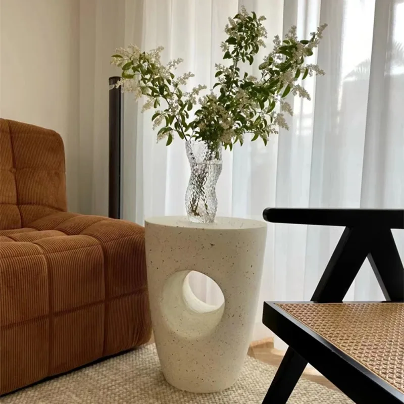 Cream wind cross-border magnesium oxide coffee table creative sofa side bed and breakfast living room small round
Cream wind cross-border magnesium oxide coffee table creative sofa side bed and breakfast living room small round