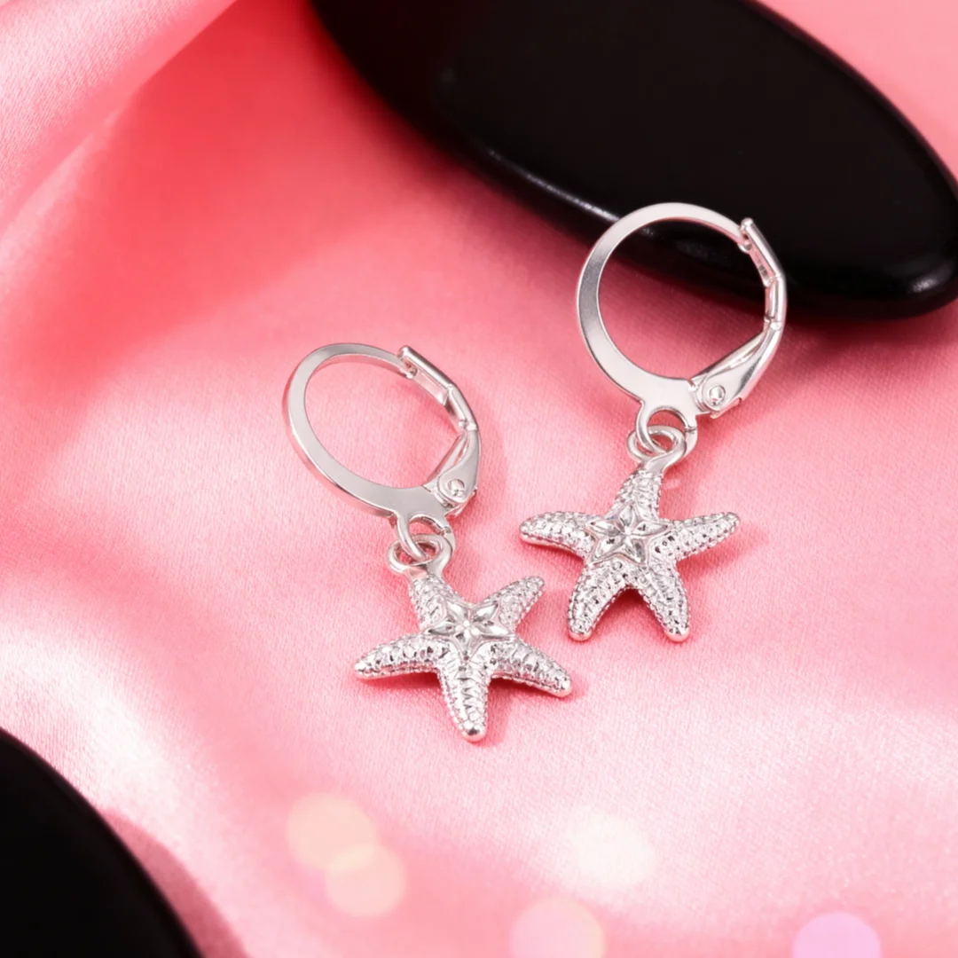 Уличные красивые серьги с морской звездой из стерлингового серебра 925 пробы для женщин, зажим для ушей, роскошные модные вечерние свадебные аксессуары, ювелирные изделия, подарки
Уличные красивые серьги с морской звездой из стерлингового серебра 925 пробы для женщин, зажим для ушей, роскошные модные вечерние свадебные аксессуары, ювелирные изделия, подарки