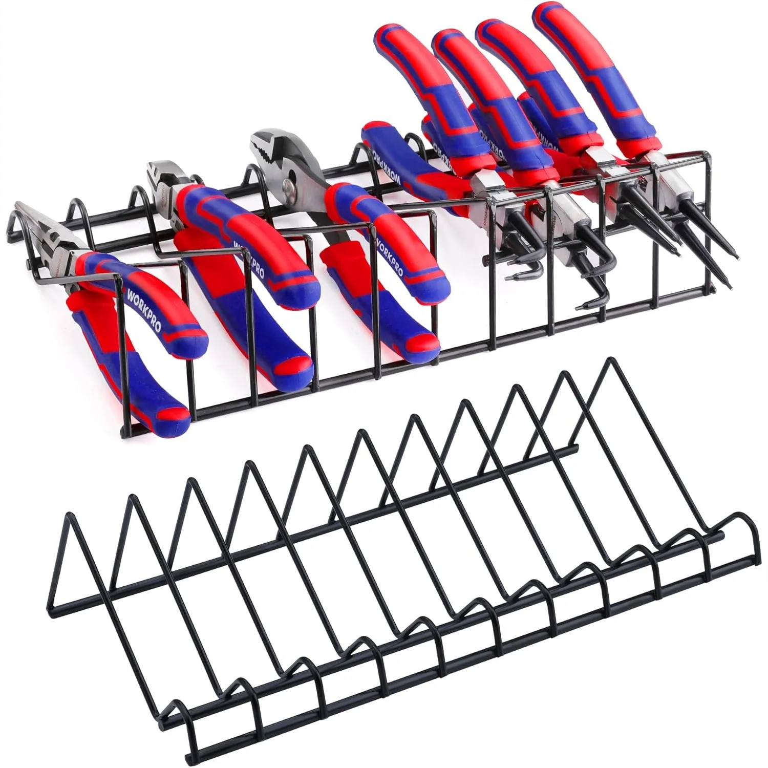 2-Pack Plier Organizer Rack, 20 Slots Tool Drawer Organizer for Regular, Spring-Loaded and Wide-Handle Pliers, Pliers Holder and
2-Pack Plier Organizer Rack, 20 Slots Tool Drawer Organizer for Regular, Spring-Loaded and Wide-Handle Pliers, Pliers Holder and