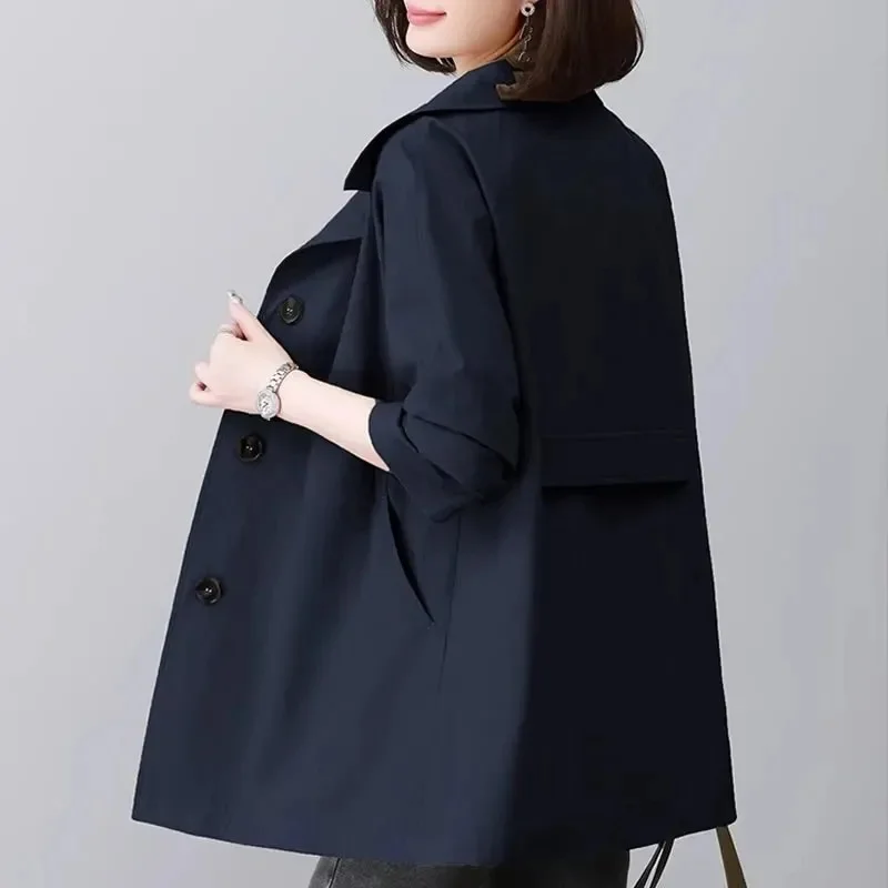 Trench Coat Ladies 2025 Spring Autumn New High-End With Lining Windbreaker Long Jacket Casual Outwear Wild Women's Overwear Tops
Trench Coat Ladies 2025 Spring Autumn New High-End With Lining Windbreaker Long Jacket Casual Outwear Wild Women's Overwear Tops