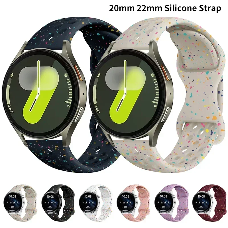 Силиконовый ремешок Pop 20 мм 22 мм для Samsung Galaxy Watch 7 6 5 4 44 40 мм 6Classic 43/47 мм GearS3 Браслет для Huawei 3 4Pro GT3/2e
Силиконовый ремешок Pop 20 мм 22 мм для Samsung Galaxy Watch 7 6 5 4 44 40 мм 6Classic 43/47 мм GearS3 Браслет для Huawei 3 4Pro GT3/2e