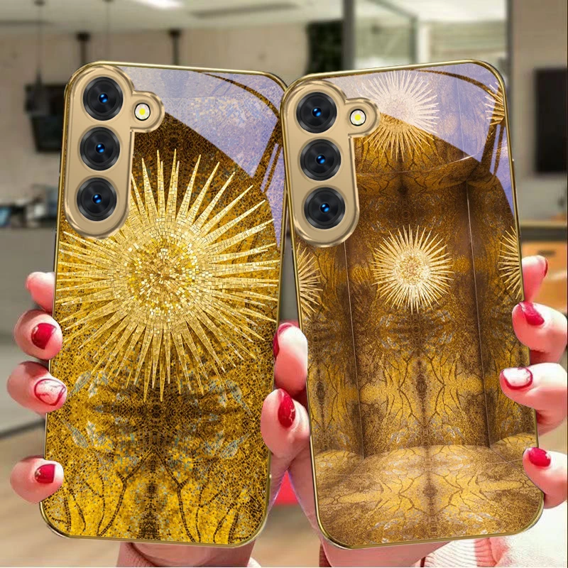 Elements of Vine Texture For Samsung Galaxy S26 S20 FE S21Plus S22 23 Plus S24 Ultra S25 S21+ S9+ 22Plus Golden glass phone case
Elements of Vine Texture For Samsung Galaxy S26 S20 FE S21Plus S22 23 Plus S24 Ultra S25 S21+ S9+ 22Plus Golden glass phone case