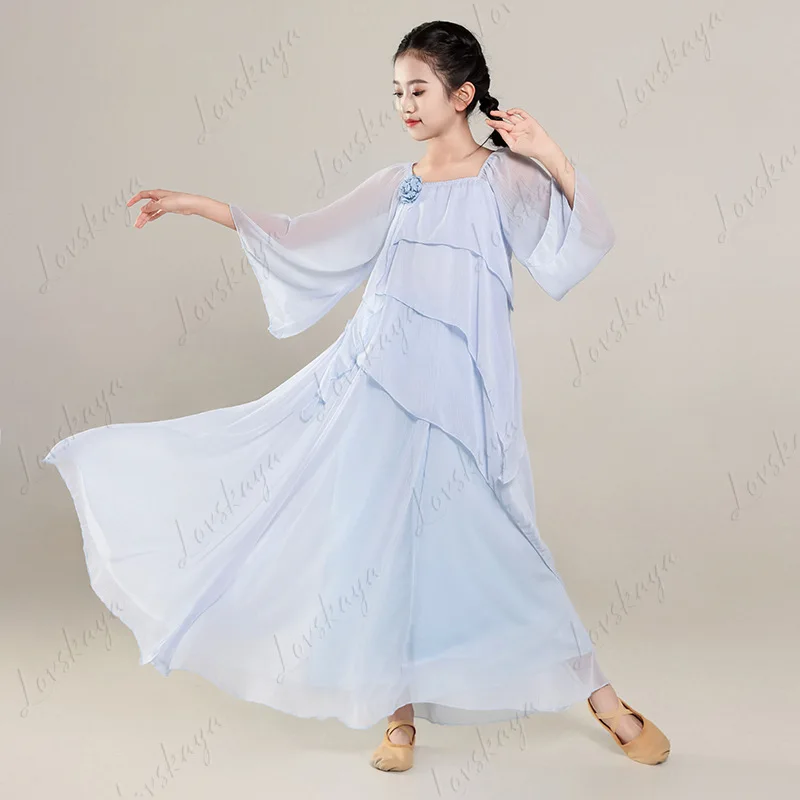 Children Flowy Body Rhythm Dance Gauze Training Performance Wear
Children Flowy Body Rhythm Dance Gauze Training Performance Wear