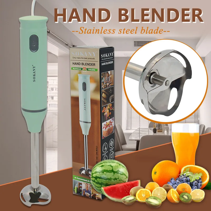 Immersion Hand Stick Blender Electric Food Vegetable Grinder Hand-Held Cooking Complementary Food Machine
Immersion Hand Stick Blender Electric Food Vegetable Grinder Hand-Held Cooking Complementary Food Machine