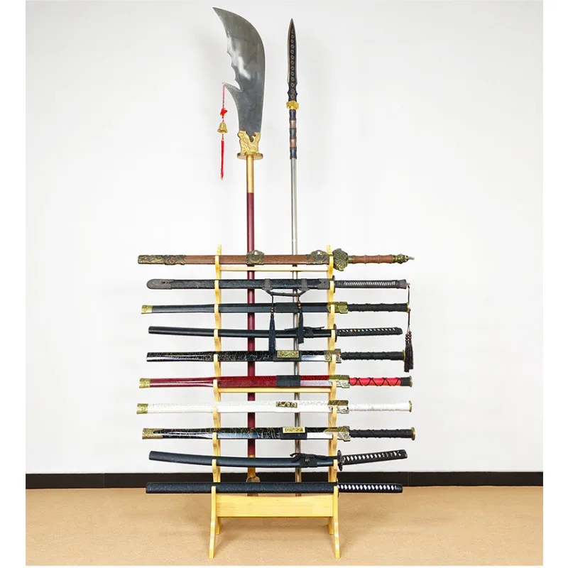 Solid wood floor vertical frame 18-type Kung Fu integrated frame Guan Gong storage frame Kung Fu
Solid wood floor vertical frame 18-type Kung Fu integrated frame Guan Gong storage frame Kung Fu