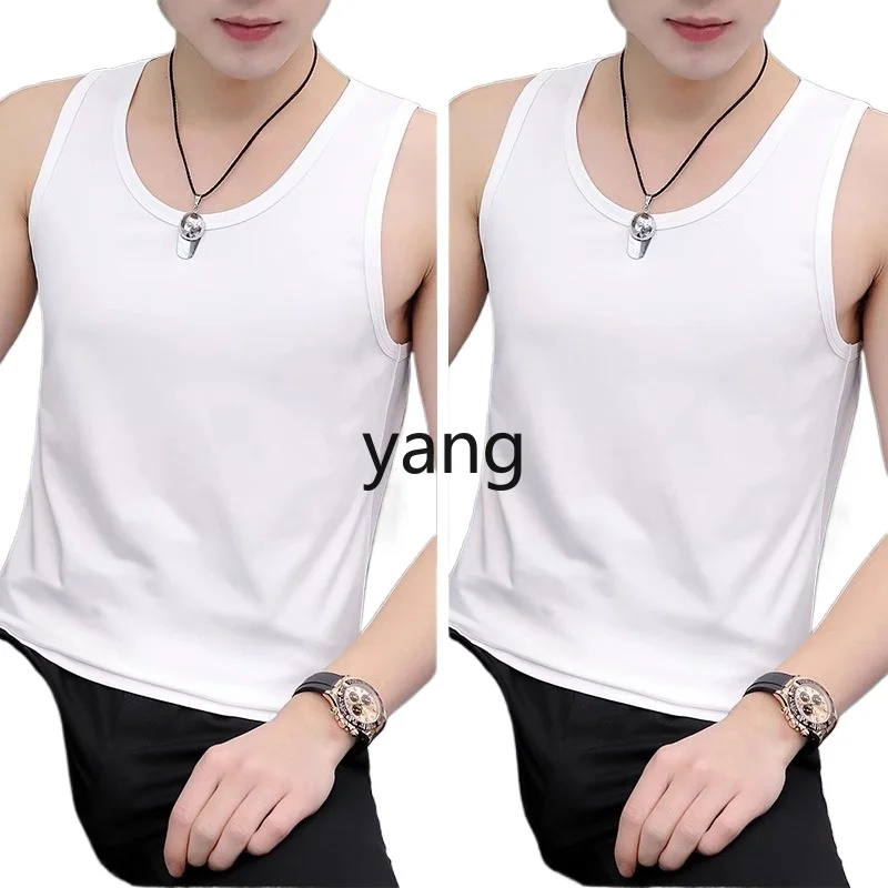 LMM cotton vest summer thin sports fitness white sleeveless t-shirt doublet
LMM cotton vest summer thin sports fitness white sleeveless t-shirt doublet