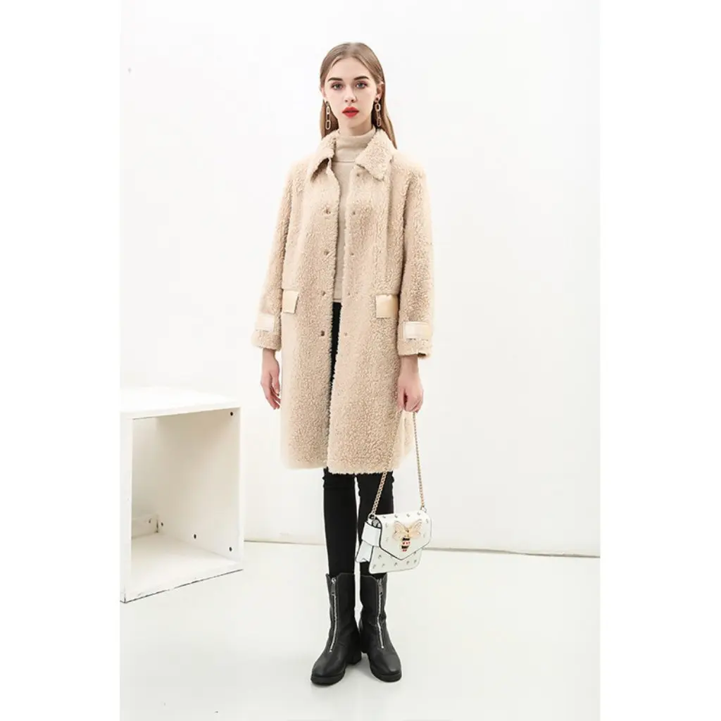 Winter Fur Coat for Ladies Knee-Length Mink Fleece Warm Coat with Fur Collar New Arrivals Women's Outerwear
Winter Fur Coat for Ladies Knee-Length Mink Fleece Warm Coat with Fur Collar New Arrivals Women's Outerwear