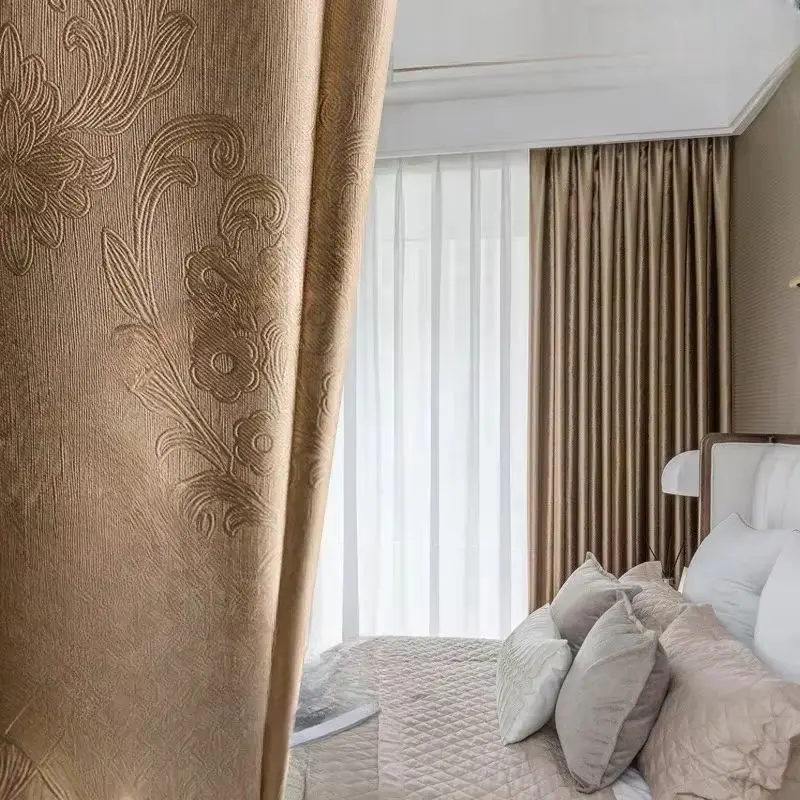 Custom Size Full Blackout Curtains Nordic Minimalist New Thickened Living Room Protection Thermal Insulation Sunshade Fabric
Custom Size Full Blackout Curtains Nordic Minimalist New Thickened Living Room Protection Thermal Insulation Sunshade Fabric