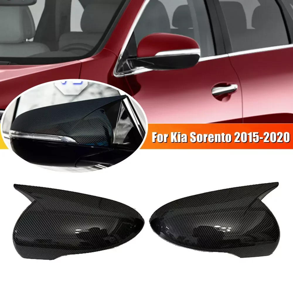 For Kia Sorento 2015-2020 Car Rearview Side Mirror Cover Wing Cap Exterior Door Rear View Case Trim Sticker Carbon Fiber Black
For Kia Sorento 2015-2020 Car Rearview Side Mirror Cover Wing Cap Exterior Door Rear View Case Trim Sticker Carbon Fiber Black