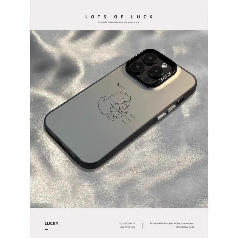 A simple sketch of a kitten phone case for iPhone 16 15 14 13 12 11 Pro/ Max/Plus shock-proof rear cover anti-fingerprint
A simple sketch of a kitten phone case for iPhone 16 15 14 13 12 11 Pro/ Max/Plus shock-proof rear cover anti-fingerprint