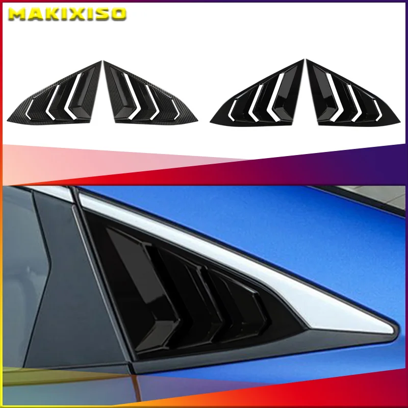 For Honda Civic 10th Gen 2016-2021 Sedan Rear Side Window Louvers Air Vent Scoop Shades Cover Trim Blinds Carbon Style
For Honda Civic 10th Gen 2016-2021 Sedan Rear Side Window Louvers Air Vent Scoop Shades Cover Trim Blinds Carbon Style