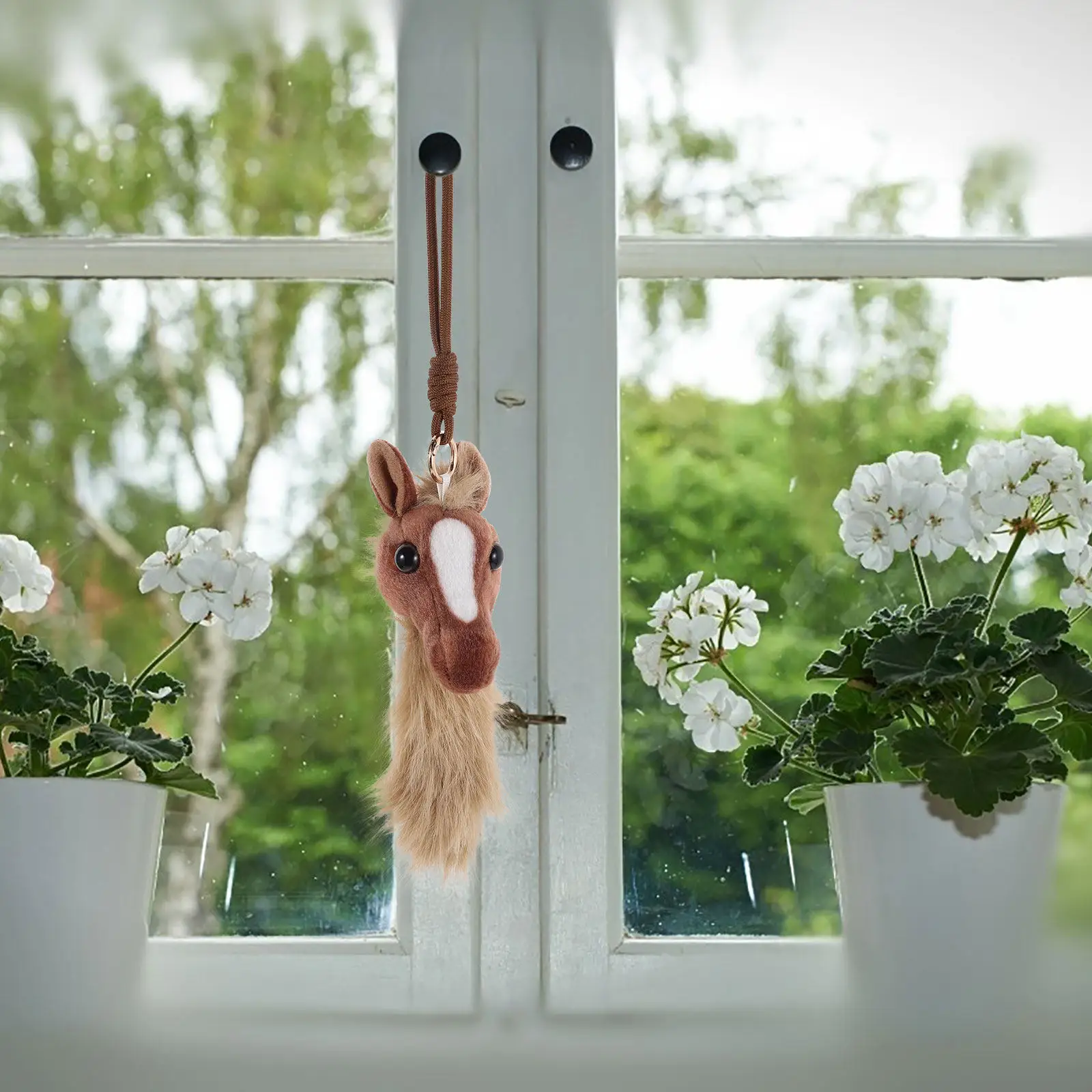 Soft Material Horse Head Keychain - Cute Cartoon Design for Bag Backpack Decor Car Rearview Hanging 2026 Chinese New Year
Soft Material Horse Head Keychain - Cute Cartoon Design for Bag Backpack Decor Car Rearview Hanging 2026 Chinese New Year