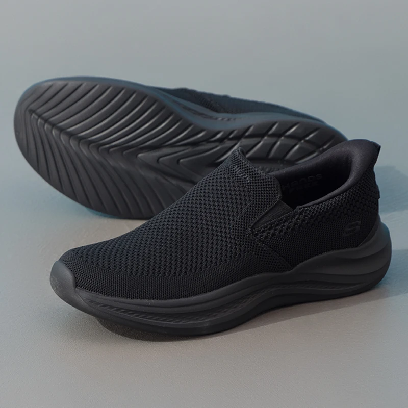 Skechers Men's Sports Shoes for Fitness Training, Walking, and Exercise, Slip-On, Comfortable, Wear-Resistant Casual Shoes 211085-Bbk
Skechers Men's Sports Shoes for Fitness Training, Walking, and Exercise, Slip-On, Comfortable, Wear-Resistant Casual Shoes 211085-Bbk
