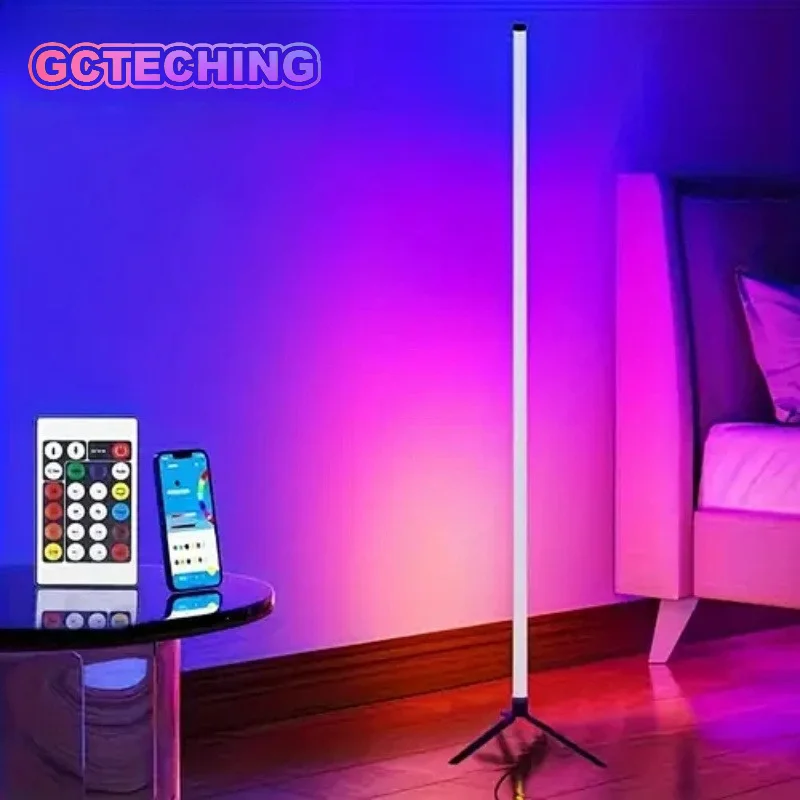 120CM LED RGB Corner Floor Lamp Bar Sound Pickup Ambient Light Atmosphere Lamp for Bedroom E-Sports Room Live Streaming
120CM LED RGB Corner Floor Lamp Bar Sound Pickup Ambient Light Atmosphere Lamp for Bedroom E-Sports Room Live Streaming