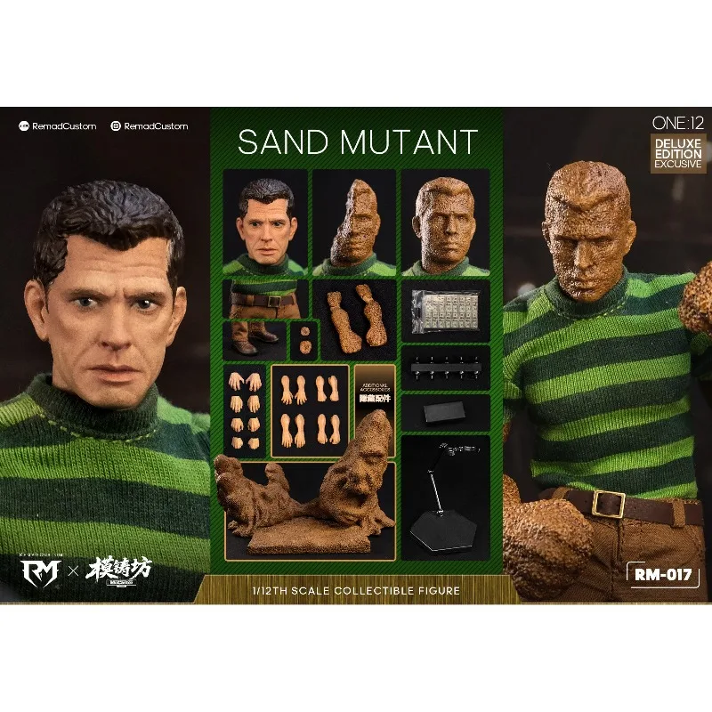 In Stock | RemadCustom RM-017 Sand Mutant 1/12 Clothed Action Figure, Collectible Toy & Gift
In Stock | RemadCustom RM-017 Sand Mutant 1/12 Clothed Action Figure, Collectible Toy & Gift
