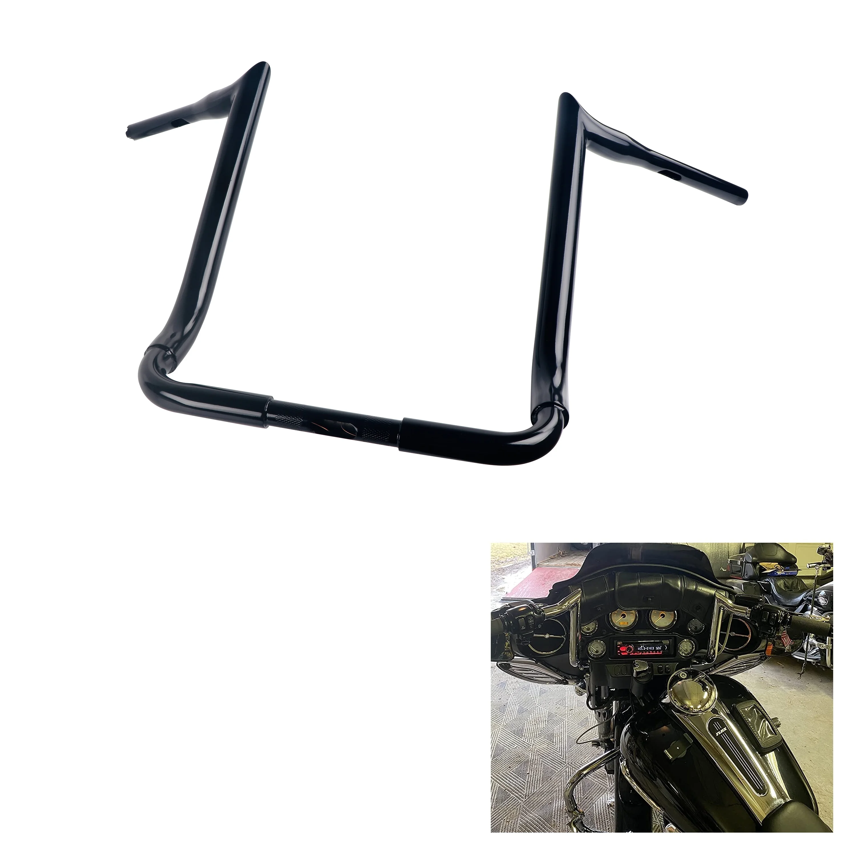 Твердые 16-дюймовые вешалки Ape для Harley Touring, идеальное положение для езды
Твердые 16-дюймовые вешалки Ape для Harley Touring, идеальное положение для езды