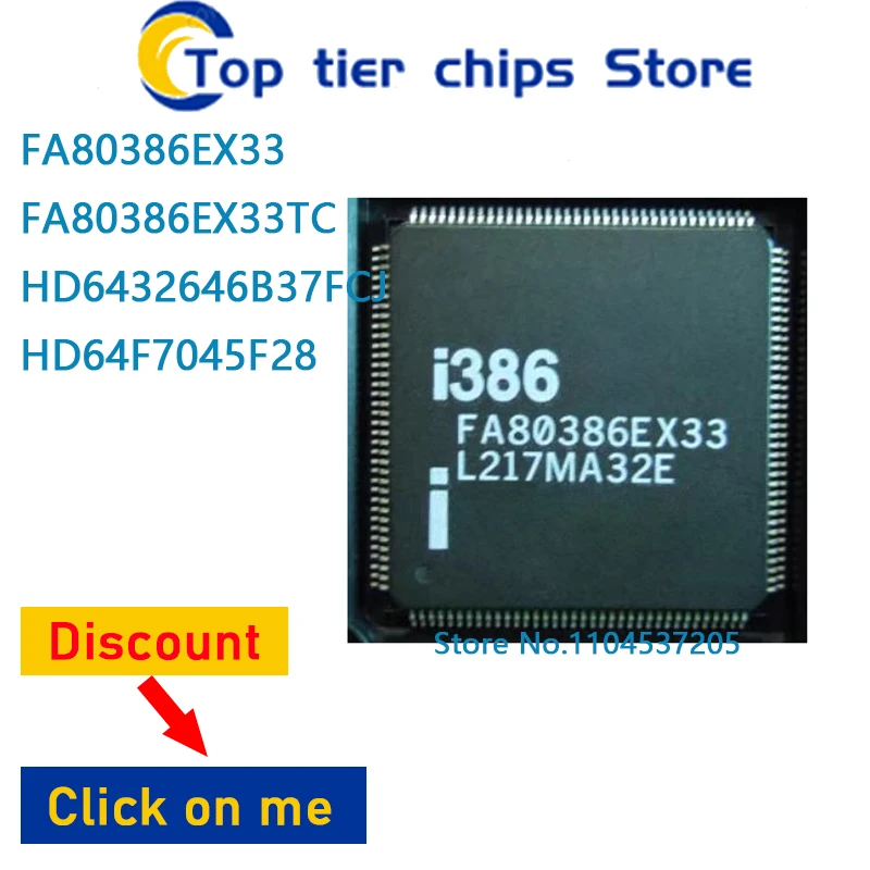 1-5 шт./лот FA80386EX33 FA80386EX33TC HD6432646B37FCJ HD64F7045F28 QFP144 100% НОВЫЙ
1-5 шт./лот FA80386EX33 FA80386EX33TC HD6432646B37FCJ HD64F7045F28 QFP144 100% НОВЫЙ