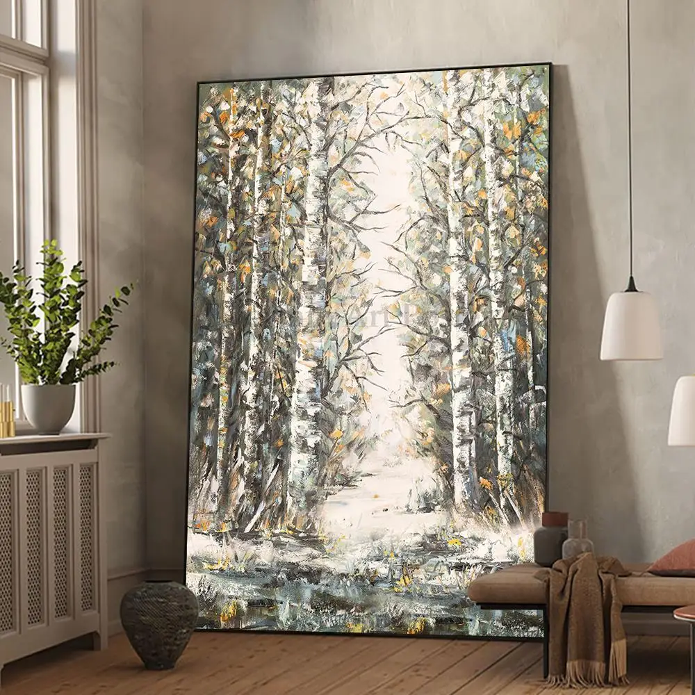 Trees Landscape Canvas Oil Painting Prints Nordic Modern Aesthetic Minimalist Wall Posters Pictures Living Room Decoration Hogar
Trees Landscape Canvas Oil Painting Prints Nordic Modern Aesthetic Minimalist Wall Posters Pictures Living Room Decoration Hogar