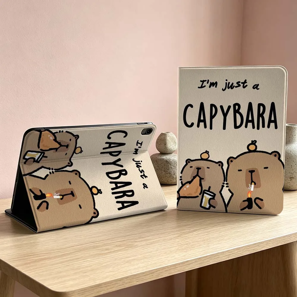 Cute fun capybara patterns For iPad Pro Air mini 7 6 5 4 3 2 1 9gen 8gen M5 M4 11th 10th A17 Pro A16 Inch Tablet Case Soft
Cute fun capybara patterns For iPad Pro Air mini 7 6 5 4 3 2 1 9gen 8gen M5 M4 11th 10th A17 Pro A16 Inch Tablet Case Soft