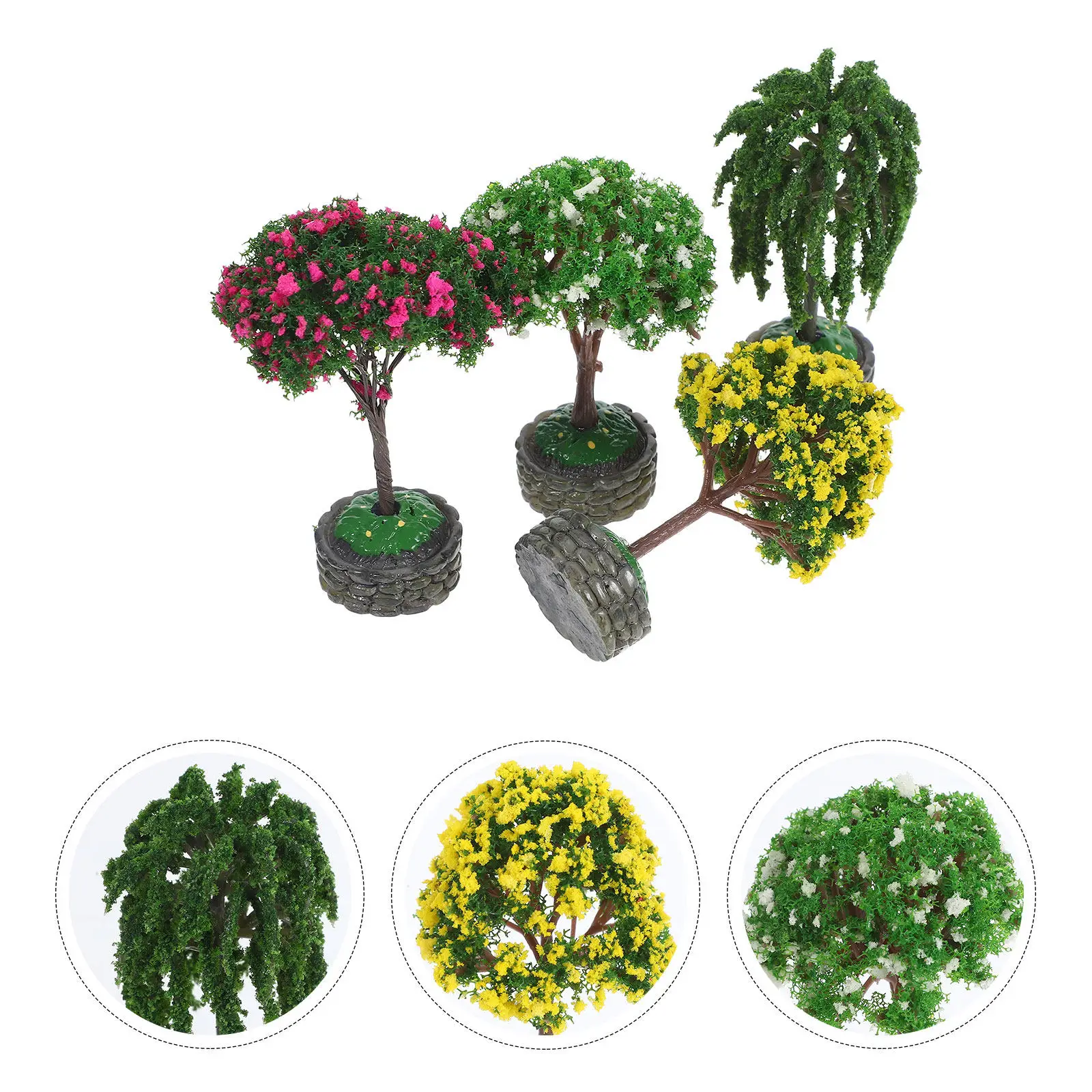 4Pcs Miniature Garden Tree Realistic Micro Landscape Accessories for DIY Plants Train Scenery Landscape Ornaments
4Pcs Miniature Garden Tree Realistic Micro Landscape Accessories for DIY Plants Train Scenery Landscape Ornaments