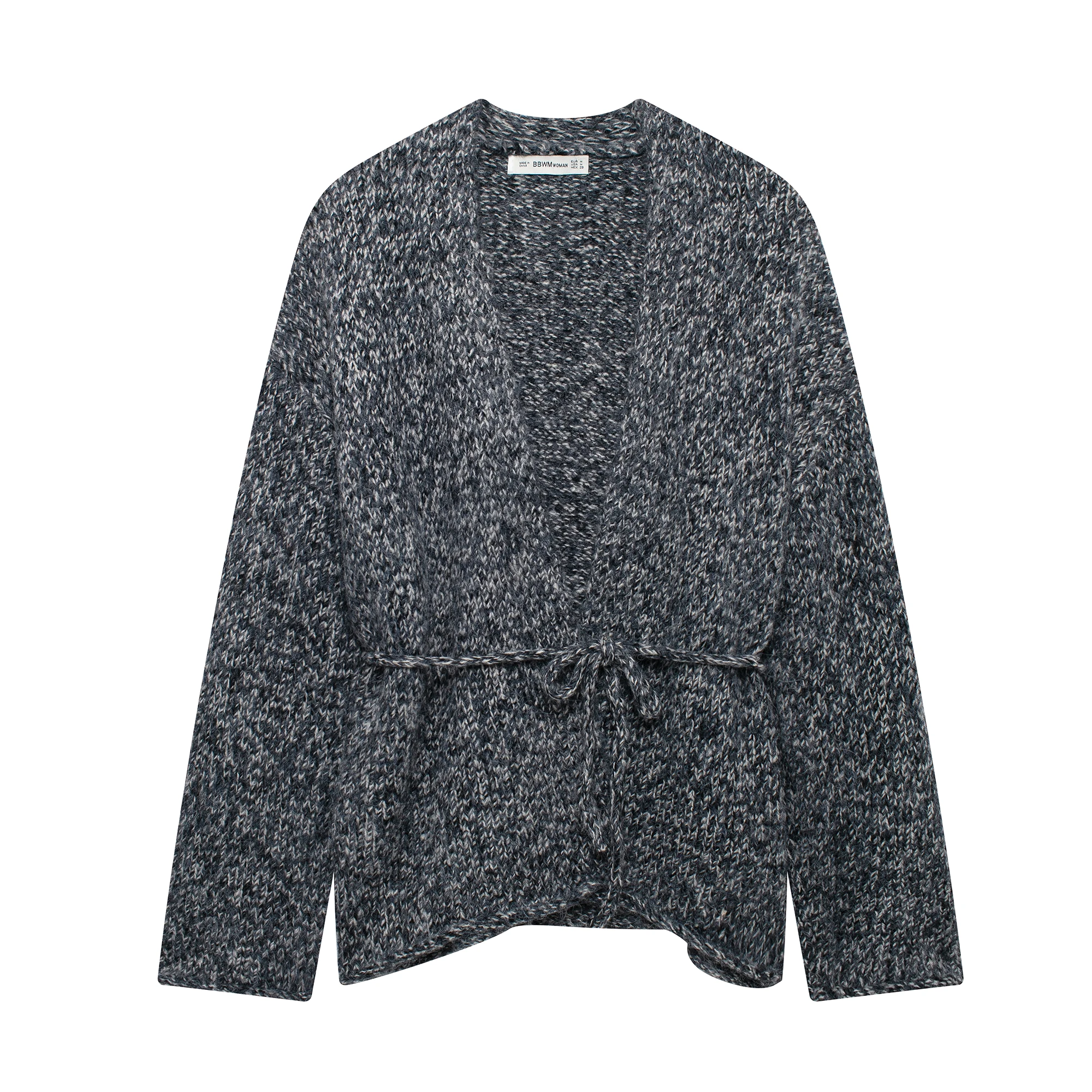 2024 Autumn Women's New Cardigan Sweater With Belt Simple Long-sleeved V-neck Knitted Jacket
2024 Autumn Women's New Cardigan Sweater With Belt Simple Long-sleeved V-neck Knitted Jacket