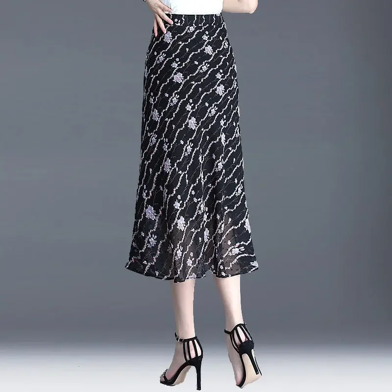 Skirts for Women Chiffon High Waist Woman Skirt Tight Wrap Midi Floral Black Zipper Casual Streetwear Stylish V 2025 Trend Cheap
Skirts for Women Chiffon High Waist Woman Skirt Tight Wrap Midi Floral Black Zipper Casual Streetwear Stylish V 2025 Trend Cheap