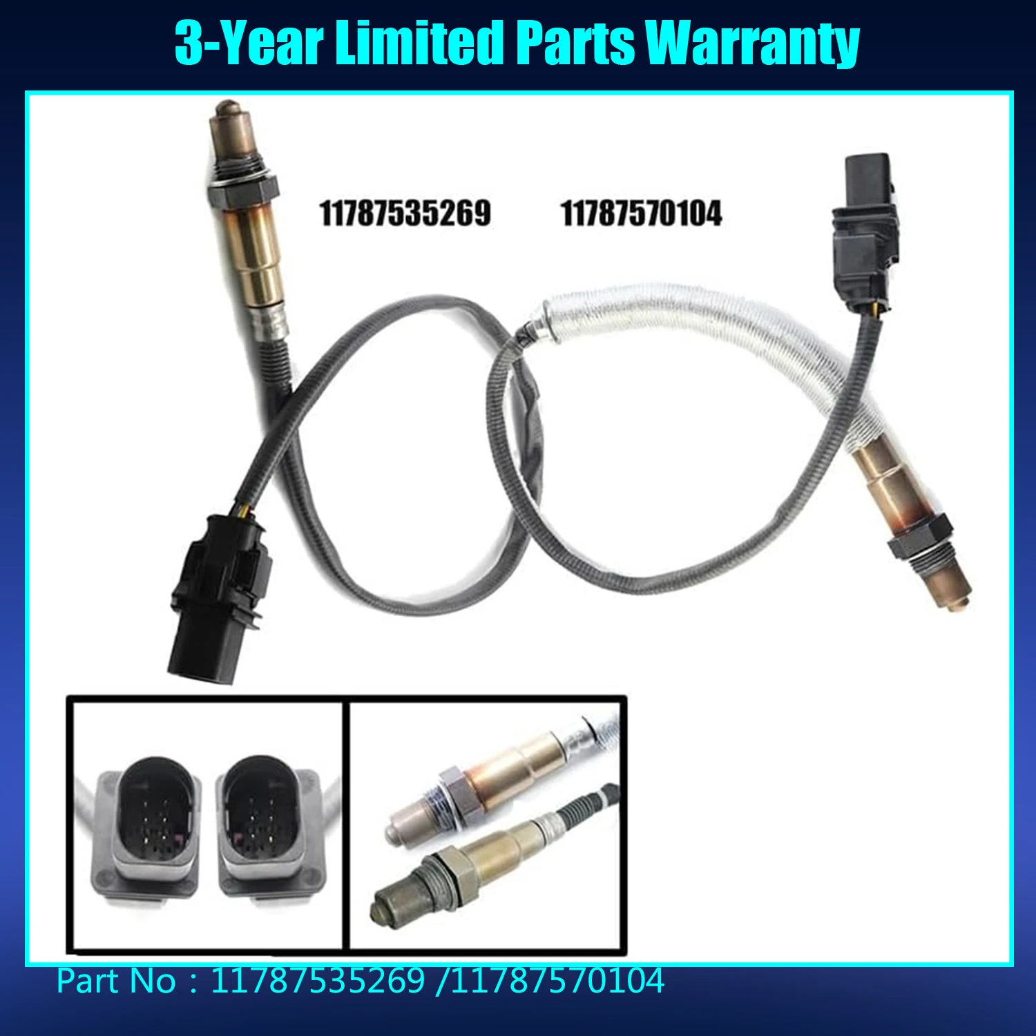 2X 11787535269 11787570104 Передний левый и правый датчик кислорода O2 для BMW 1 3 120i 320i E90 X1 E81 E82 E84 E87 E88 для автомобильного датчика BMW
2X 11787535269 11787570104 Передний левый и правый датчик кислорода O2 для BMW 1 3 120i 320i E90 X1 E81 E82 E84 E87 E88 для автомобильного датчика BMW