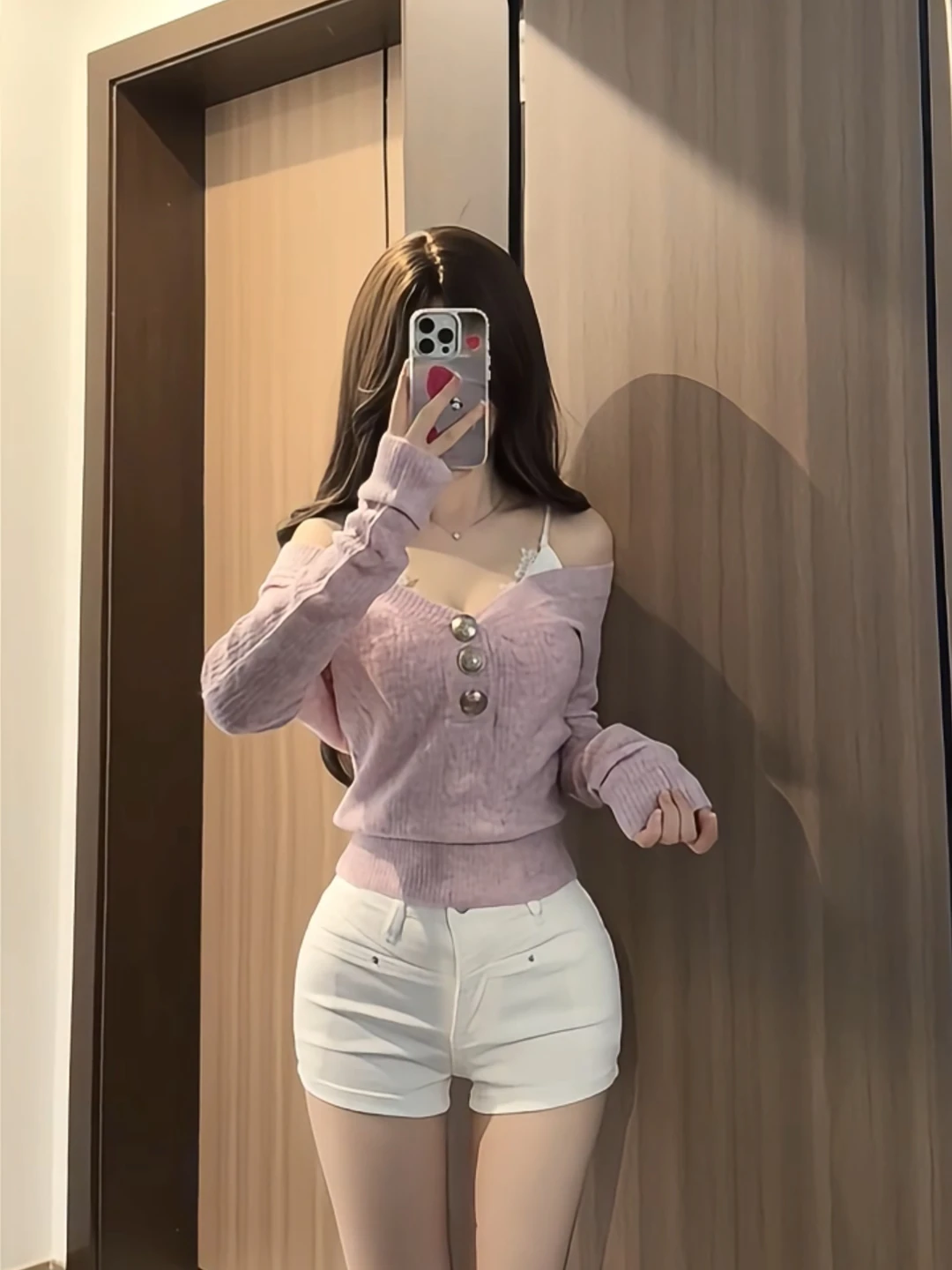 Sexy Retro Hot Girl Pink V-neck Long Sleeve Knitted Top And Shorty Shorts Two-piece Set Highlighting Body Shape Low Waist Ela...
Sexy Retro Hot Girl Pink V-neck Long Sleeve Knitted Top And Shorty Shorts Two-piece Set Highlighting Body Shape Low Waist Ela...