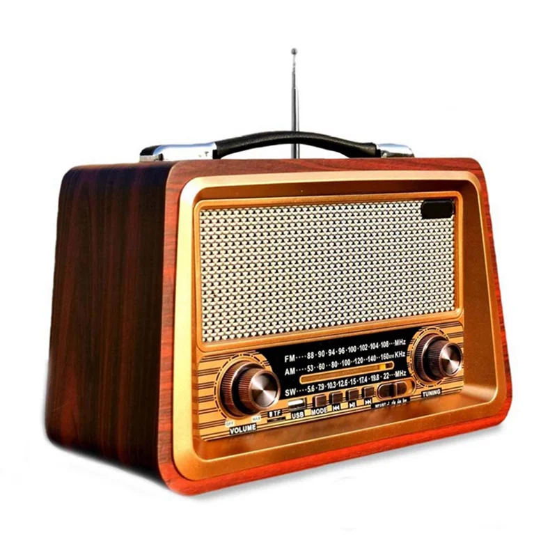 Портативное радио в стиле ретро, беспроводной Bluetooth-динамик, стерео AM/FM-радиоприемник, плеер USB TF AUX MP3, классический стиль XY
Портативное радио в стиле ретро, беспроводной Bluetooth-динамик, стерео AM/FM-радиоприемник, плеер USB TF AUX MP3, классический стиль XY