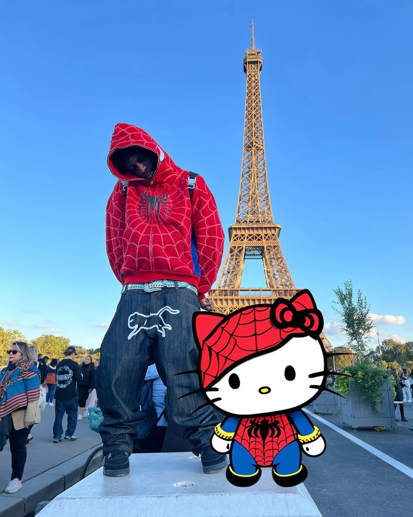 Harajuku Punk Two piece Set Grunge Hip Hop Sweatshirt Denim Sweatpants Y2k Tracksuit Streetwear Spider Web Red Zipper Hoodie
Harajuku Punk Two piece Set Grunge Hip Hop Sweatshirt Denim Sweatpants Y2k Tracksuit Streetwear Spider Web Red Zipper Hoodie